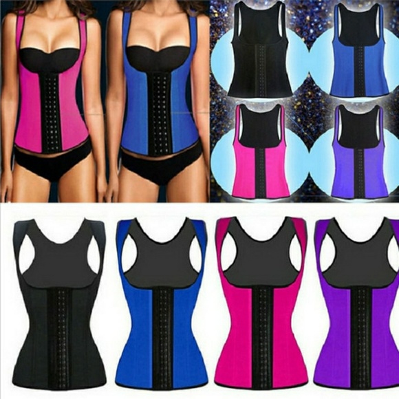 COPY - Steel boned vest corset waist trainer shaper - Picture 6 of 8